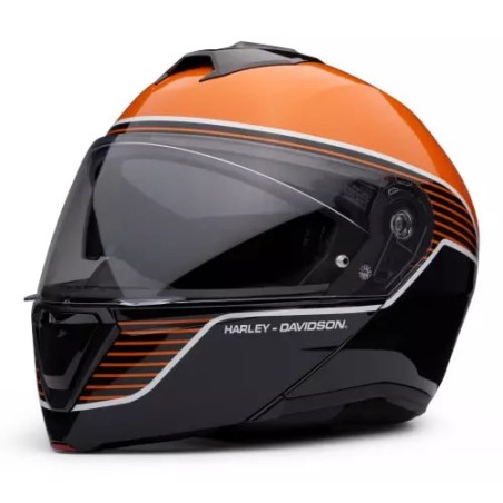 HD Modular Helm Capstone Sun Shield II H31 schwarz/orange 98161-24VX