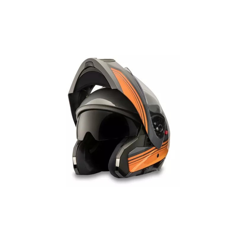 HD Modular Helm Evo X17 Sun Shield grau/orange 98116-24VX