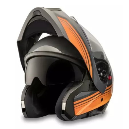 HD Modular Helm Evo X17 Sun Shield grau/orange 98116-24VX