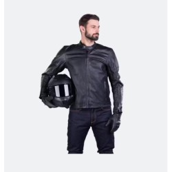 Course Beemer Motorradjacke Schwarz