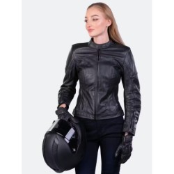 Course Beemer Damen Motorrad Jacke Schwarz