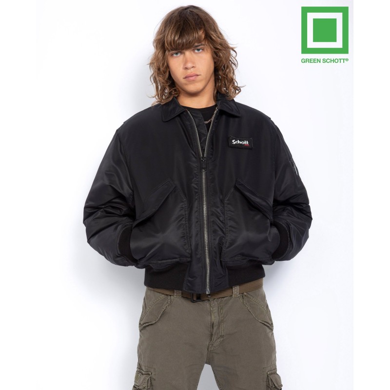 90er Jahre CWU Coupe Recycling Nylon Bomber