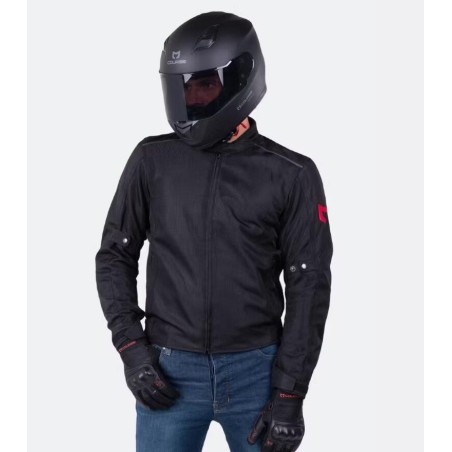 Course Vento Mesh Motorradjacke Schwarz