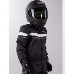 Course Two Seasons Kinder Motorradjacke Schwarz