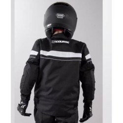 Course Two Seasons Kinder Motorradjacke Schwarz