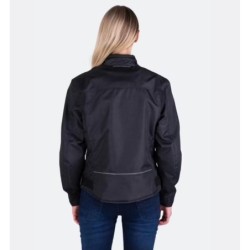 Course 1.5 Damen Motorrad Jacke Schwarz