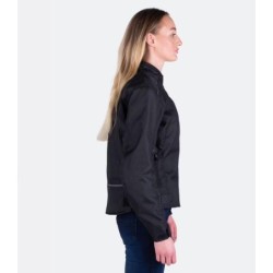 Course 1.5 Damen Motorrad Jacke Schwarz