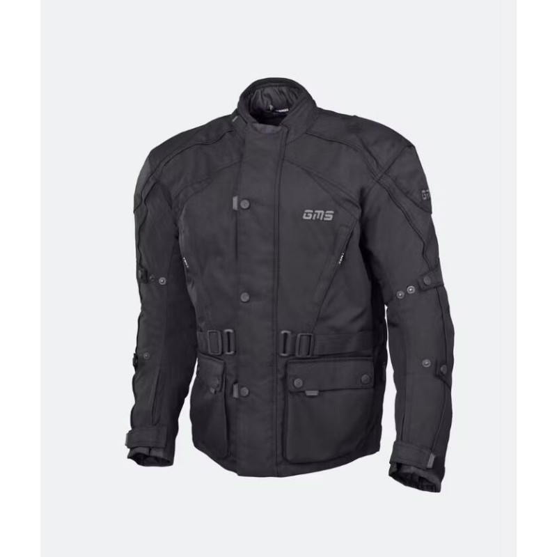 GMS Twister Motorradjacke Schwarz