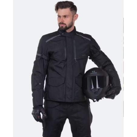 Course Commuter Motorradjacke Schwarz