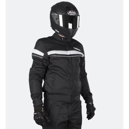 Course Two Seasons Motorradjacke Schwarz