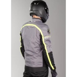 Bering MC Jacke Greenwich Grau Schwarz Fluo Größe 2X