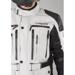 Course Four Seasons 2.0 Motorradjacke Hellgrau-Schwarz