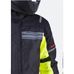 Richa Phantom MC-Jacke Schwarz-Fluo Gelb