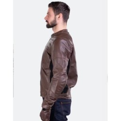 Course Beemer Motorradjacke Braun