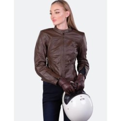 Course Beemer Damen Motorrad Jacke Braun