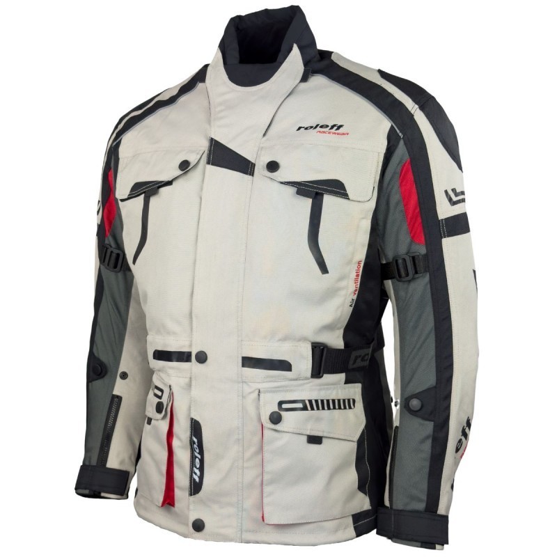 RO537 Helle Motorradjacke Chicago