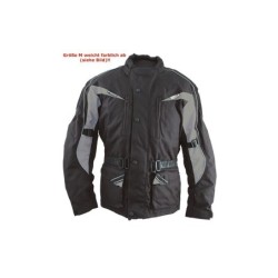 RO10003 Motorradjacke in Schwarz Grau