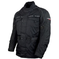 Roleff Racewear Reno lange Textil Motorradjacke schwarz