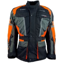 RO16012 Motorradjacke in Schwarz Orange