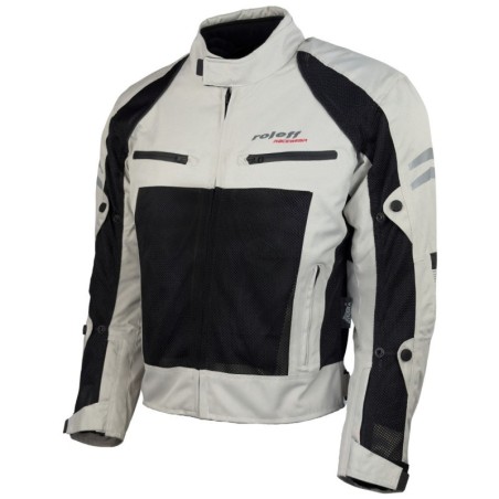 RO614 helle Mesh Motorradjacke mit Klimamembrane