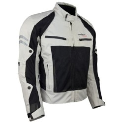 RO614 helle Mesh Motorradjacke mit Klimamembrane