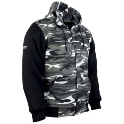 RO3350 Hoodie mit Aramid Protektoren camouflage schwarz weiss