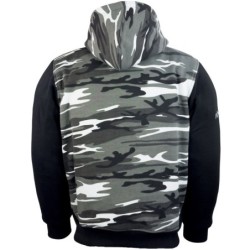 RO3350 Hoodie mit Aramid Protektoren camouflage schwarz weiss