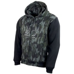 RO3340 Hoodie mit Aramid Protektoren camouflage schwarz