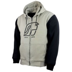 RO3330 Hoodie mit Aramid Protektoren schwarz beige