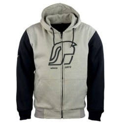 RO3330 Hoodie mit Aramid Protektoren schwarz beige