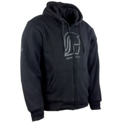 RO3320 Hoodie mit Aramid Protektoren schwarz