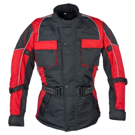 RO432K Motorradjacke für Kinder rot