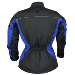 RO431K Kinder Motorradjacke CE-Protektoren blau