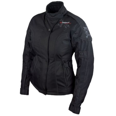 RO960 Motorradjacke für Damen in Schwarz