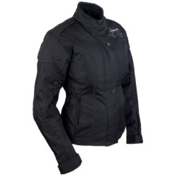 RO960 Motorradjacke für Damen in Schwarz