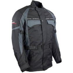 RO701 Motorradjacke in Schwarz Grau