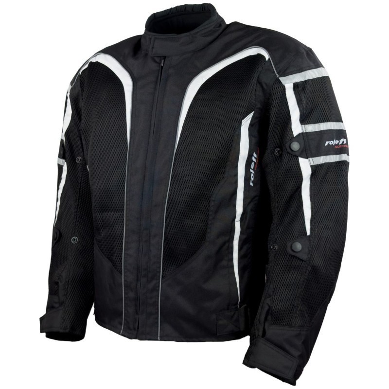 RO607 Leichte Motorrad Sommerjacke mit großen Meshgewebeflächen