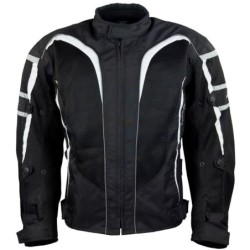 RO607 Leichte Motorrad Sommerjacke mit großen Meshgewebeflächen