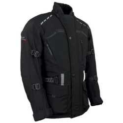 RO1512 Schwarze Softshell Motorradjacke