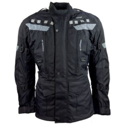 RO773 Motorradjacke mit abnehmbaren Neon-Koller