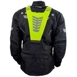 RO773 Motorradjacke mit abnehmbaren Neon-Koller