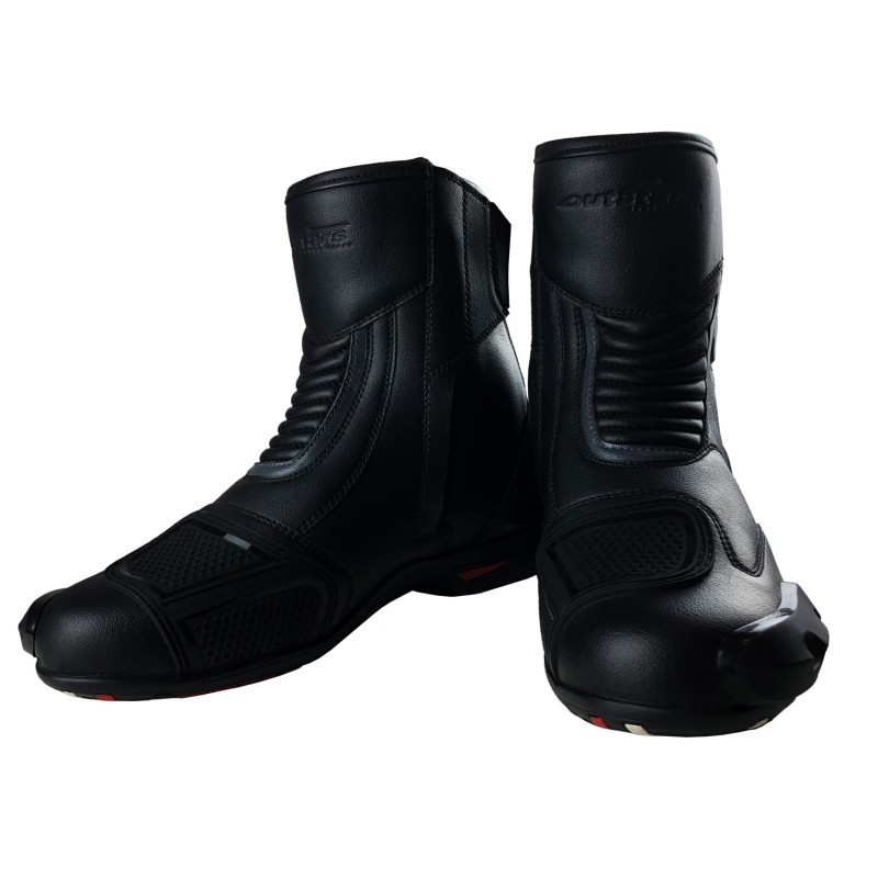 RO020 Halbhoher Motorradstiefel Sport mit auswechselbaren Schleifpads