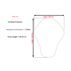 Level 2 Rückenprotektor zum Einsetzen in Motorradjacken ROPP14