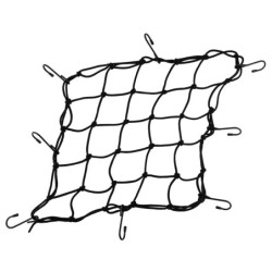 RO4101 Gepäcknetz mit 8 Haken in schwarz