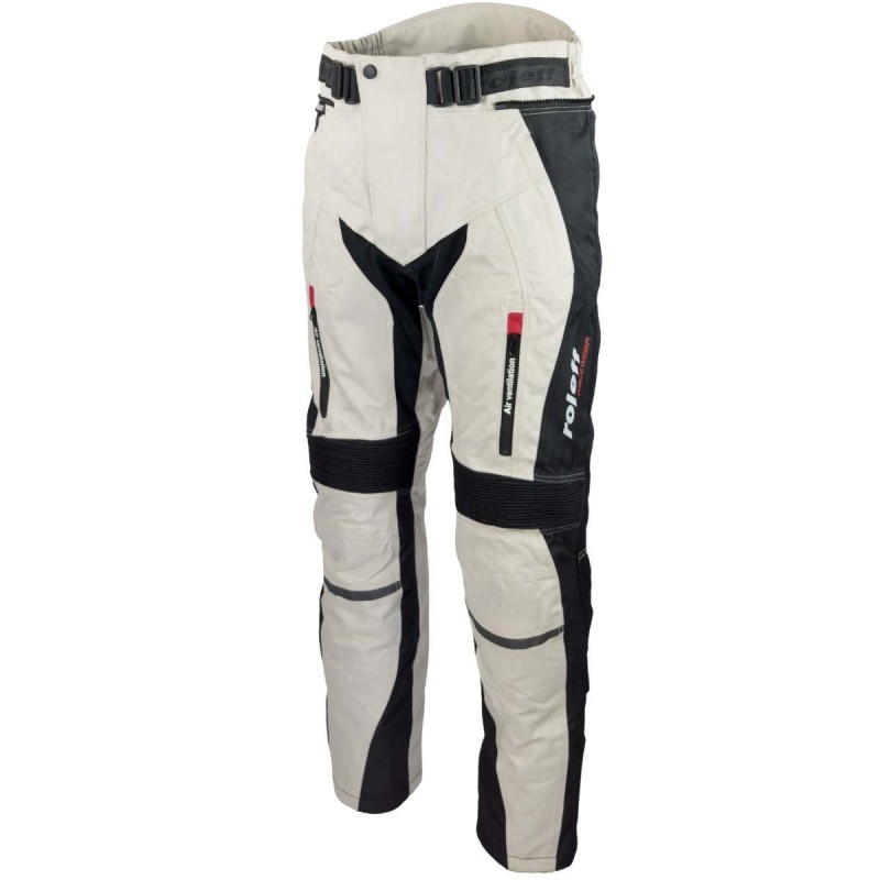 RO1524 Helle Motorradhose mit Belüftungssystem und Stretch-Einsätzen XS-7XL