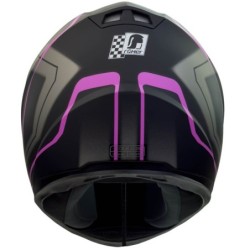 RO201707 Integralhelm in Schwarz Pink GRÖSSE XS-L