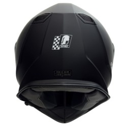 RO813 Schwarzer Integralhelm mit Sonnenvisier GRÖSSE S-XL