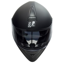 RO813 Schwarzer Integralhelm mit Sonnenvisier GRÖSSE S-XL