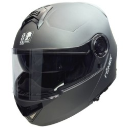 RO20056 Klapphelm mit integriertem Sonnenvisier in Titanium GRÖSSE S-XL